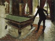 Gustave Caillebotte Pool table France oil painting artist